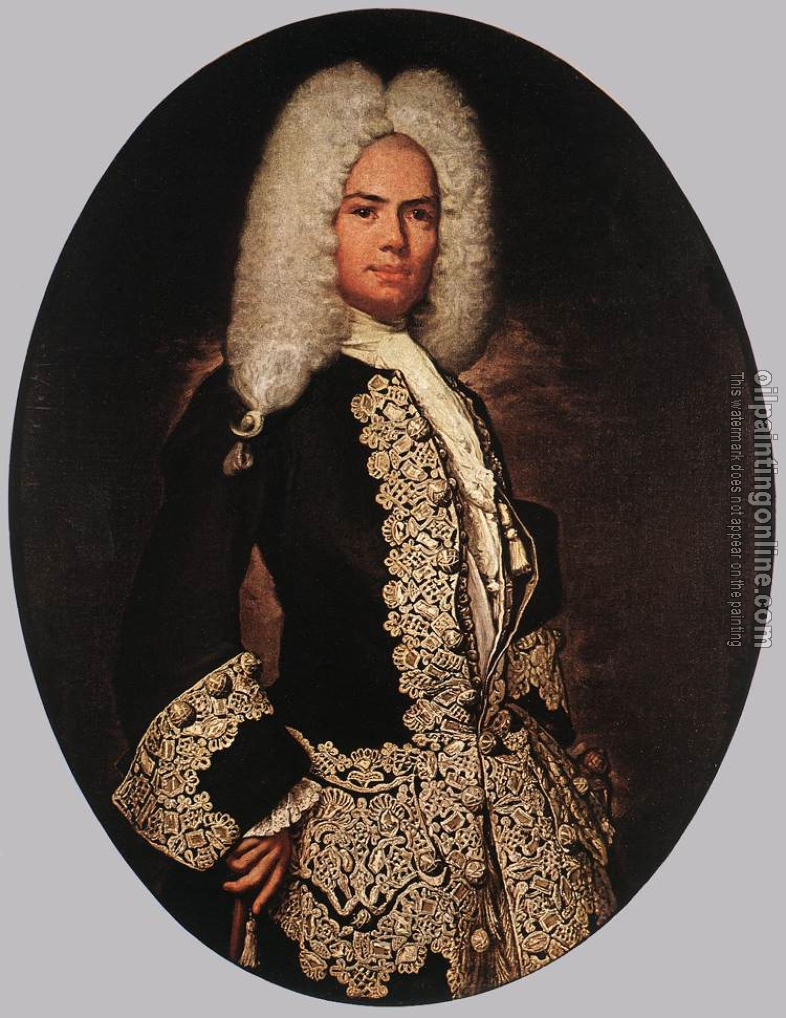 Ghislandi, Vittore - Portrait of a Gentleman
